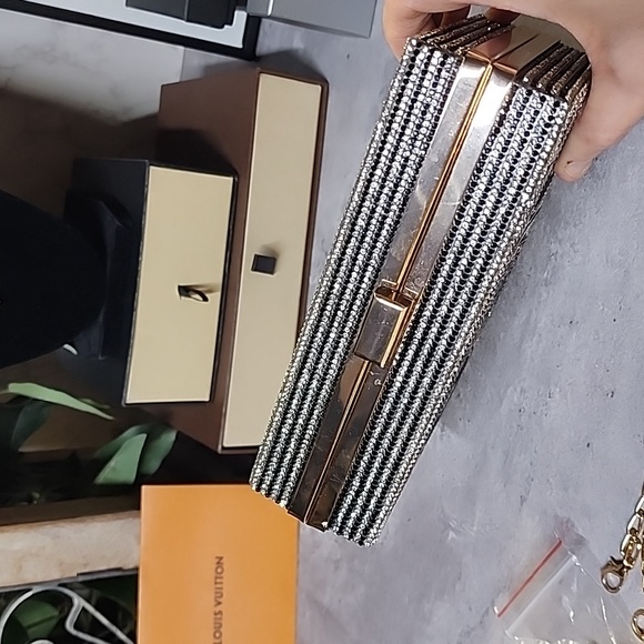 Rhinestone Boom box crossbody/ clutch bag - Picture 3 of 14